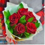 Букет Красные розы 5 шт